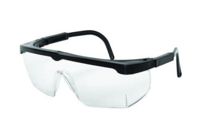 A photo of safety glasses with shields.