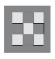 A tic-tac-toe grid pattern