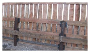 A newly built wintering shelter