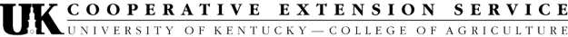 University of Kentucky Cooperative Extension Service and College of Agriculture logo in black and white